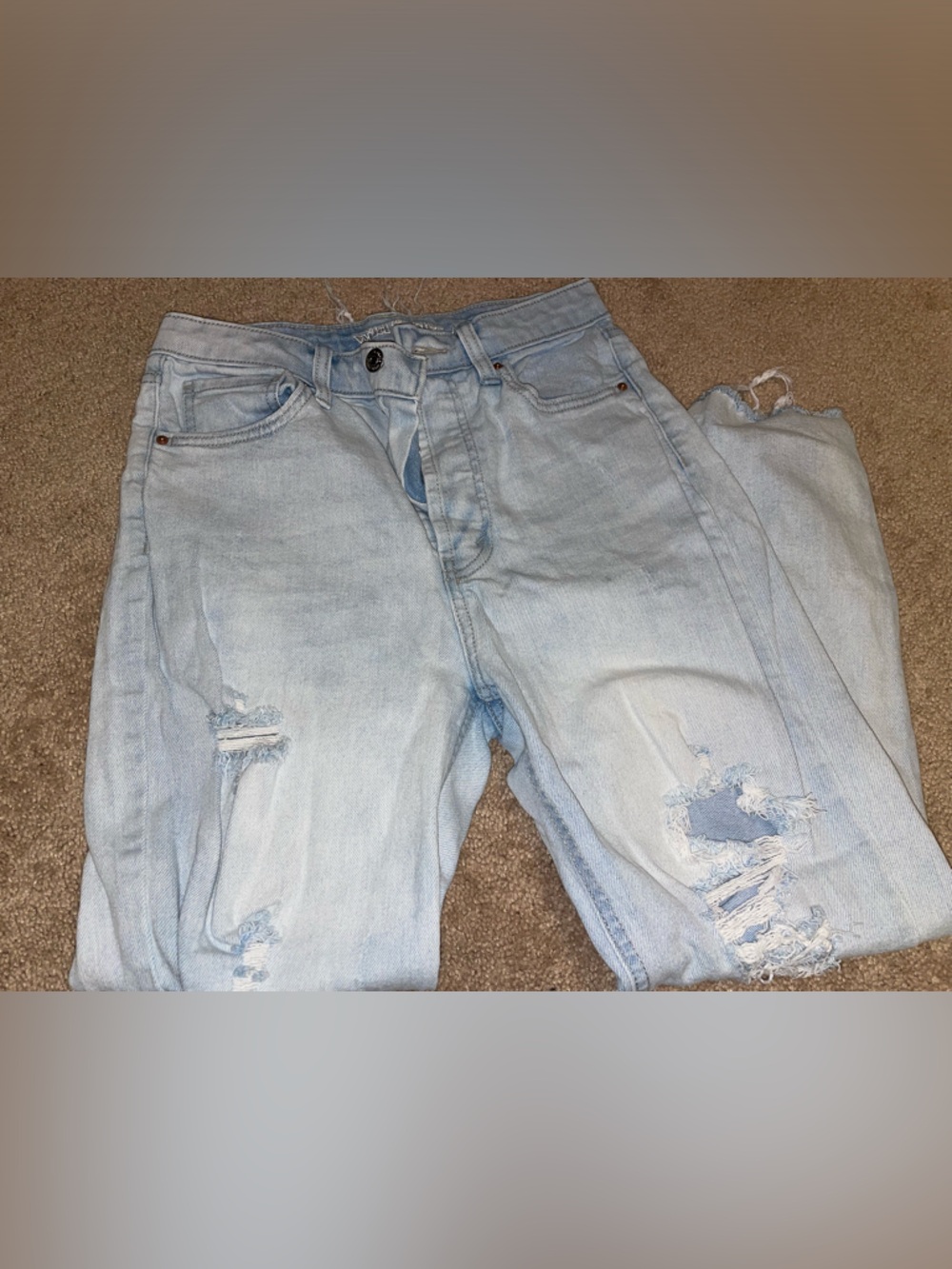 wild fable Light Wash Distressed 
 Relaxed Jeans